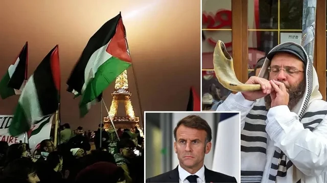 fransadan israilin ros hasanah bayraminda soguk dus filistin bayraginin belediye binalarinda dalgalandirilmasi talep edildi ODjV3sLA