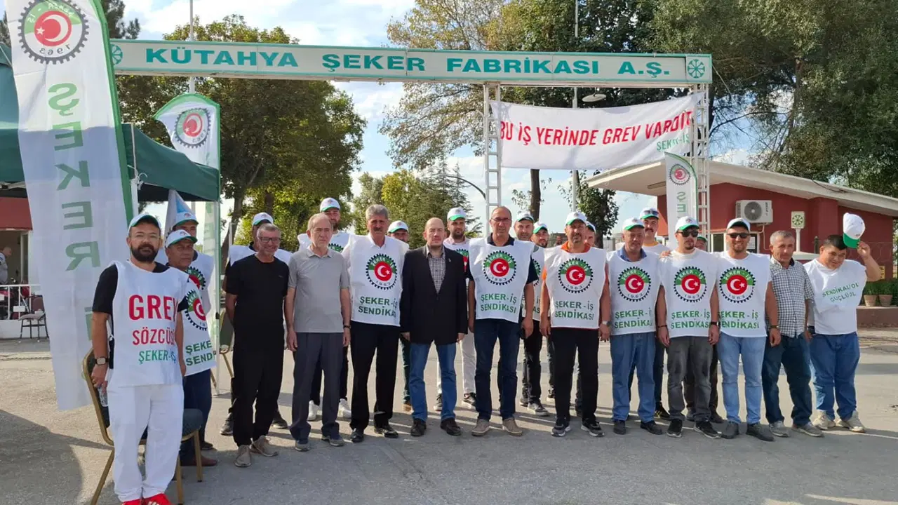 kutahya seker fabrikasinda iscilerin grevi kazanimla sona erdi JEGSSId4
