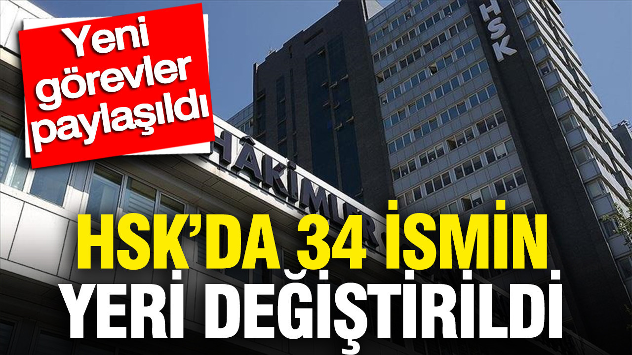 HSK’da 34 Hakim ve Savcının Görev Yeri Değiştirildi: Yeni Atama Listesi Açıklandı