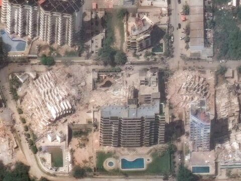Çifte deprem sonrası korkunç manzara: Yıkımın boyutu uzaydan görüldü